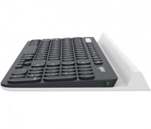 Teclado inalambrico Logitech K780, Multidispositivo, Color Negro, soporta 3 dispositivos
