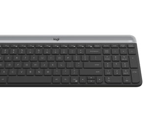 Kit de Teclado Mouse Inalambrico Logitech Slim MK470, Negro
