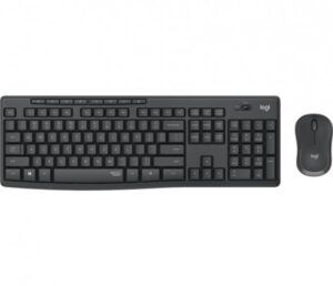 Kit de Teclado y Mouse Logitech MK295 Silent, Combo Inalambrico, USB Negro