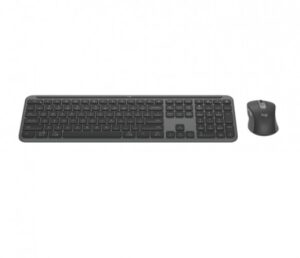 Kit Teclado y Mouse Logitech Signature Slim Combo MK950, Inalambrico, Bluetooth, USB, Color Negro