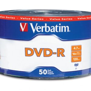 Campana DVD-R Verbatim 16x, 50 Piezas, 4.7 GB