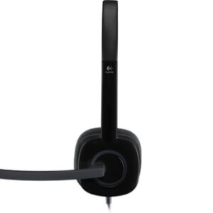 Diadema Logitech H151 Stereo Con Microfono 3.5mm, Negro