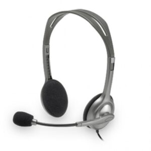 Diadema Logitech H111, Binaurale, Alambrico, Gris