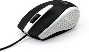 Mouse Verbatim Optico, Alambrico, USB, Negro/Blanco