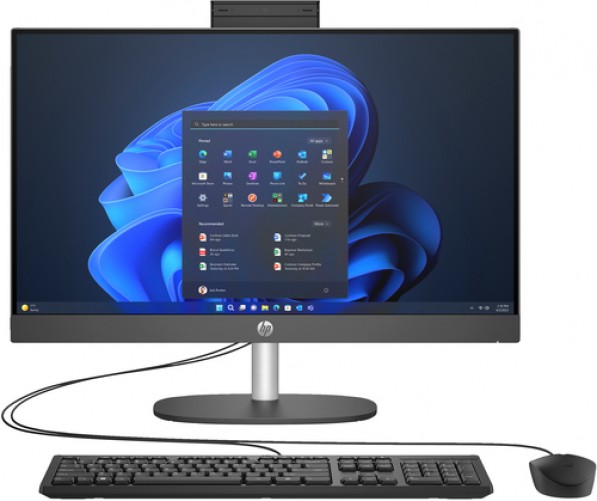 All in One HP ProOne 240 G10, pantalla 23.8″, Intel Core i3 i3-N300, 8GB, 256GB SSD, 64 Bit, Windows 11 Pro, Color Negro