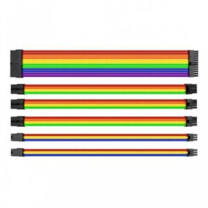Cables thermaltake para fuente de poder, ATX/EPS/8-pin PCI-E/6-pin PCI-E, Multicolor