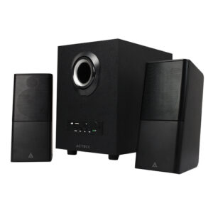 Bocinas Acteck con Subwoofer, Bluetooth, USB, Micro SD, 11W RMS, Negro