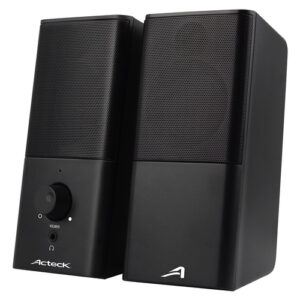 Bocinas Acteck con Subwoofer, Bluetooth, USB, Micro SD, 11W RMS, Negro