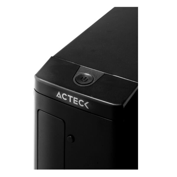 Gabinete Slim Acteck Atom GS240 Mini-Tower, Micro ATX, Mini-ITX, Fuente de poder 450W, Negro - Image 3