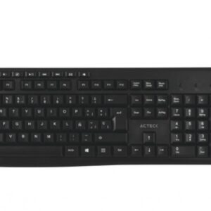 Kit de Teclado y Mouse Acteck MK450, Inalambrico, USB, Multimedia, Negro