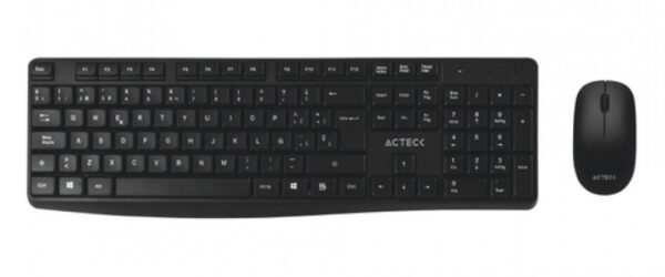 Kit de Teclado y Mouse Acteck MK440 Inalambrico, USB, Negro