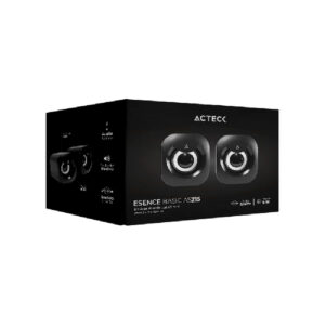 Bocinas Acteck AS215, Alambricas, 3.5mm, RMS 3W, USB 5Vc, Negro