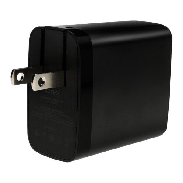 Cargador Acteck Energon CP440 Carga rapida, USB-A y USB-C, 40w, Negro