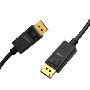 Cable Acteck DisplayPort a DisplayPort 4k, 1mts, Negro
