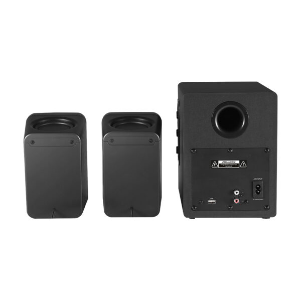 Bocinas con Subwoofer Acteck Dynamic Exact Mini S-PRO BS495, Bluetooth, USB 2.0, 3.5 mm, Negro - Image 2
