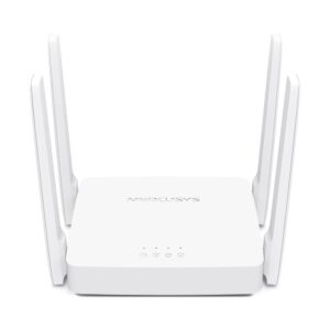 Ruteador Inalambrico Mercusys AC10 4Antenas 5dBi 2.4/5GHz (300/867Mbps) Wi-Fi5 3Puertos LAN color Blanco