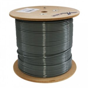 Bobina Xcase cable UTP CAT6 para exterior, 305MTS, .50MM Doble Forro, Color Negro