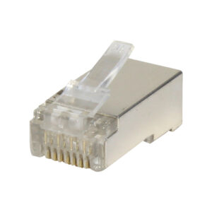 Paquete Plug RJ-45 FTP CAT6 XCase con 100 piezas, Metalico