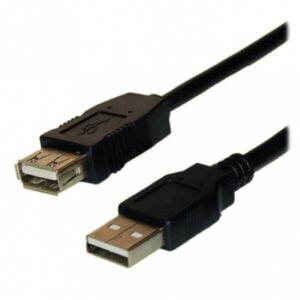 Cable Extension USB XCase A Macho-A Hembra 1.8mts color Negro
