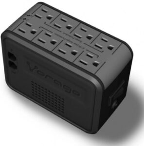 Regulador Vorago AVR-100 1,000VA, Entrada 94-150V, 8 Contactos, Negro