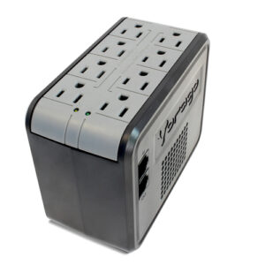 Regulador Vorago AVR-100 1 kVA, 60 Hz, Entrada 94V, Salida 132V, 8 salidas AC, Compacto