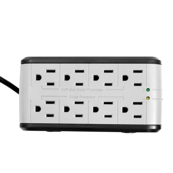 Regulador de voltaje Vorago AVR-200, 650W, 1400VA, 8 Contactos