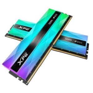 Kit de Memorias Ram XPG LANCER NEON RGB, DDR5, 2x16 GB, 8000 MT/s, 60% RGB AREA, Negro/Neon