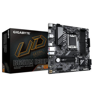Tarjeta Madre Gigabyte B650M D3HP, S-AM5, AMD B650, HDMI, 192GB DDR5, Micro-ATX