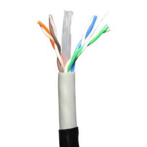 Cable de Red X-Case C10021DOFO, 100m, Cat6, U/UTP (UTP), Negro