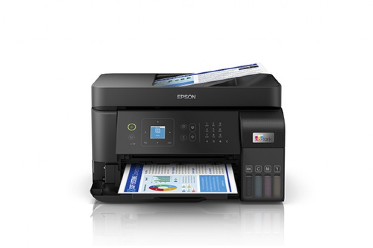 Multifuncional Epson EcoTank L5590, 4800 x 1200 DPI, color, A4, Negro