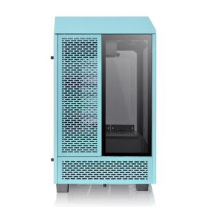 Gabinete Thermaltake The Tower 100 Mini Tower, Ventana, 2x Ventiladores, Turquesa