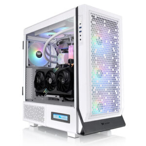 Gabinete Thermaltake Ceres 500 TG ARGB Snow, Midi-Tower, Ventana lateral, 4x Ventiladores, Blanco