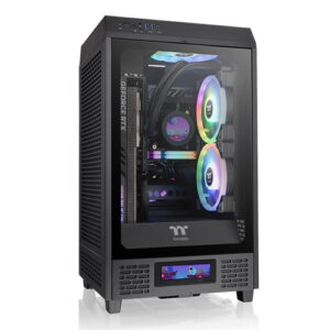 Gabinete Thermaltake The Tower 200, Mini Torre, Mini ITX, Ventana, 2x Vent. 140mm, Negro