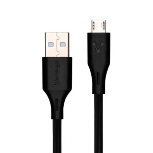 Cable Vorago USB-A a Micro USB, 1 metro, Negro
