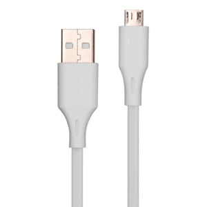 Cable Vorago USB-A a Micro USB 1 m, Blanco