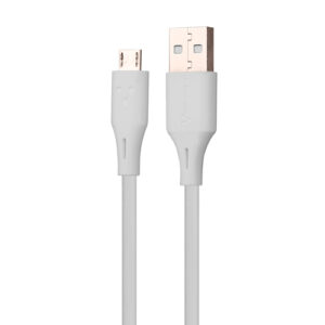 Cable Vorago USB-A a Micro USB 1 m, Blanco