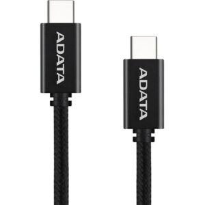 Cable ADATA USB-C a USB-C, 1 Metro, Negro