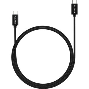 Cable ADATA USB-C a USB-C, 1 Metro, Color Negro