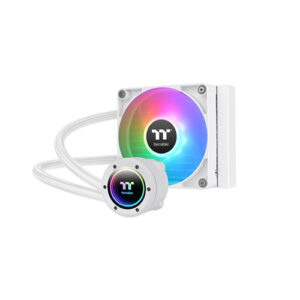 Enfriamiento liquido Thermaltake TH120 V2 ARGB Sync Snow, Intel y AMD, 120mm, 3300RPM, Blanco