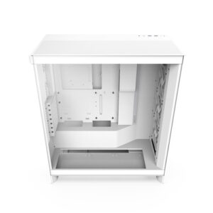 Gabinete NZXT H7 Flow Midi Tower con ventana, 3x Ventiladores 120mm, Blanco