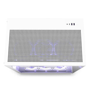 Gabinete NZXT H9 WHITE Midi Tower con Ventana, 4x Ventiladores, S/fuente, Blanco