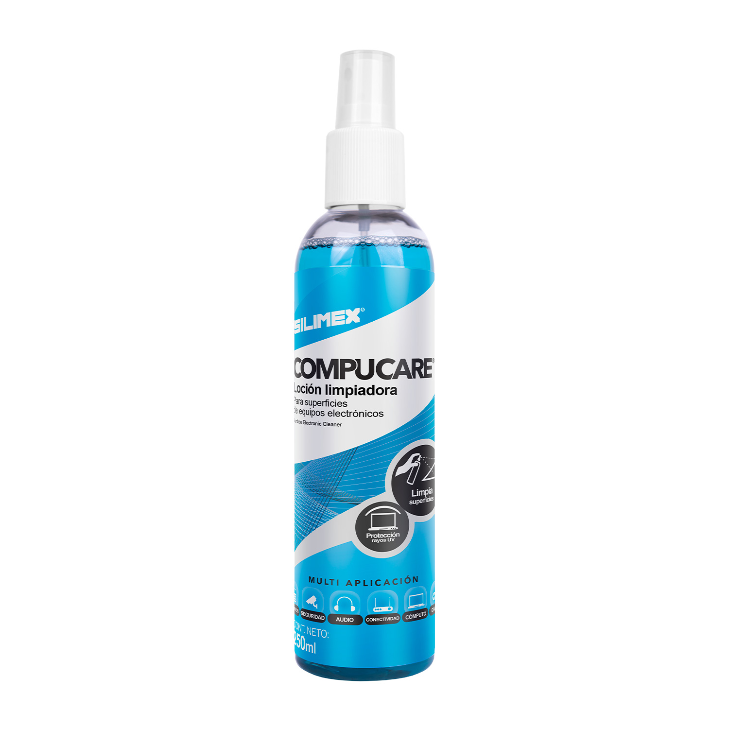 LOCION LIMPIADORA PARA EQUIPOS DE COMPUTO SILIMEX 250ML