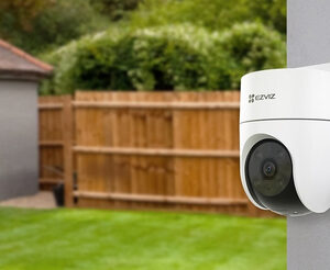 Camara IP PT EZVIZ, H8C, Domo, 2MP, IR 30m, Exterior, IP65, Microfono y Altavoz, Micro SD, WIFI, Vision 360