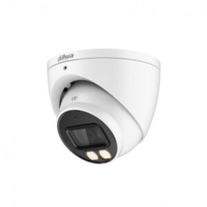 Camara Dahua CCTV, Domo, 5MP, Full color, IR 20m, Exterior, IP67, Microfono, Starlight