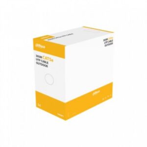 Bobina de Cable UTP Dahua Cat5e, 305mts, Exterior, Negro