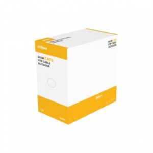 Bobina de cable UTP Dahua CAT6, Exterior, 305mts, Cubierta MDPE, 100% cobre, Negro