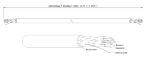 Bobina de cable UTP Dahua 100 mts, CAT5E, 100% Cobre, Ideal para Video y Redes, Blanco