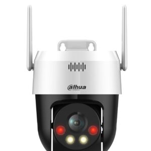 Camara IP Dahua, Domo, 2MP, IR 30m, Exterior, IP66, Micro SD, Full color, Disuasion activa