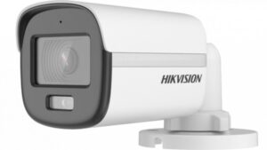 Camara Hikvision CCTV, Bala, 5MP 3K, ColorVu, IR Luz 20m, Exterior, IP67, Microfono