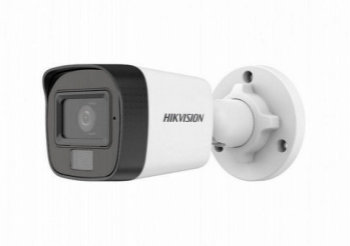 Camara Hikvision CCTV, Bala, 2MP, IR 30m, Luz 20m, Exterior, IP67, Microfono, Dual light